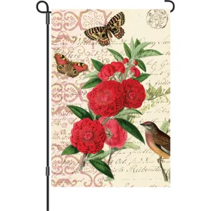 12 in. Vintage Garden Flag - Antique Apricot