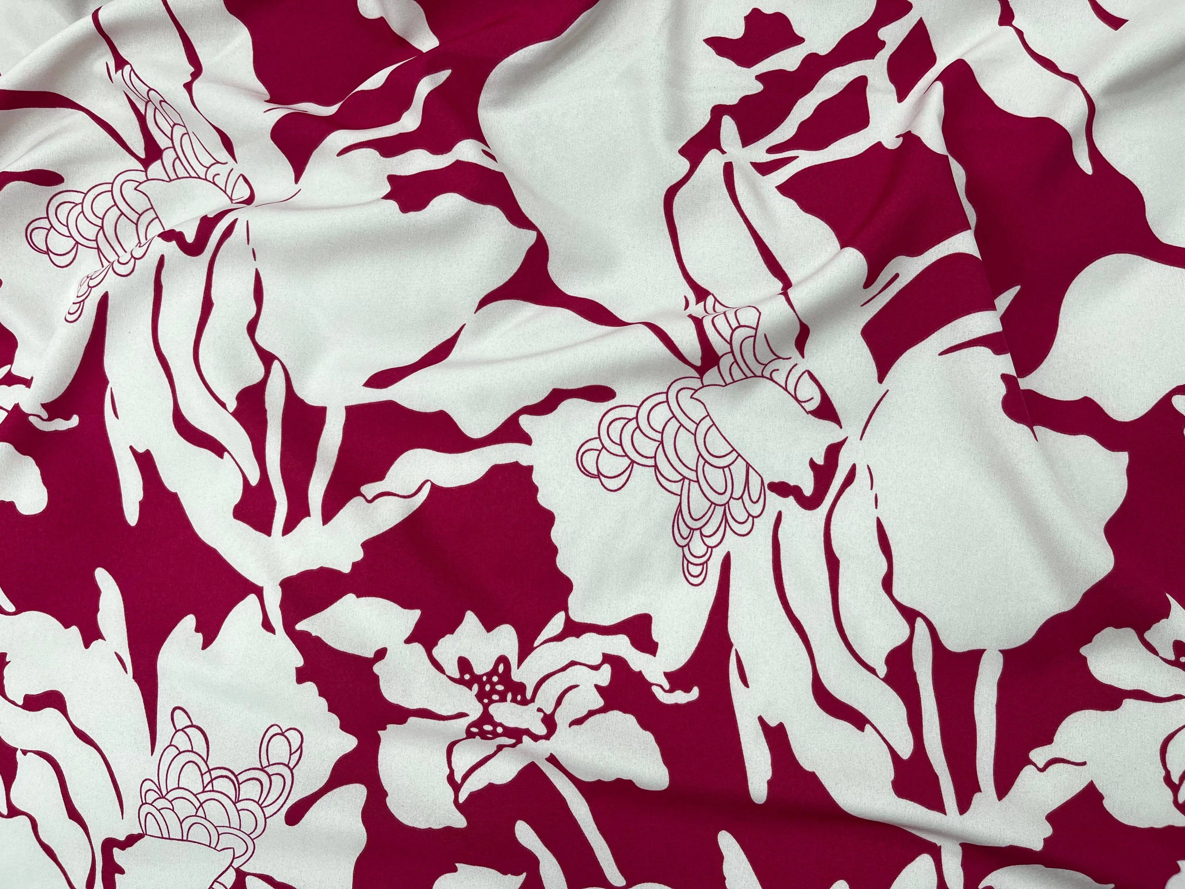 Aletris - Printed Crepe Fabric