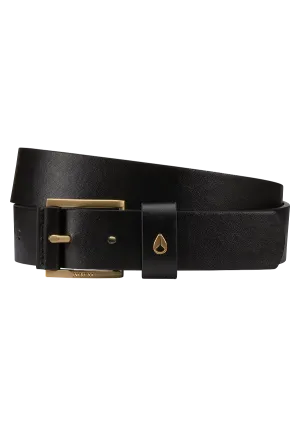 Americana Vegan Belt - Black / Gold