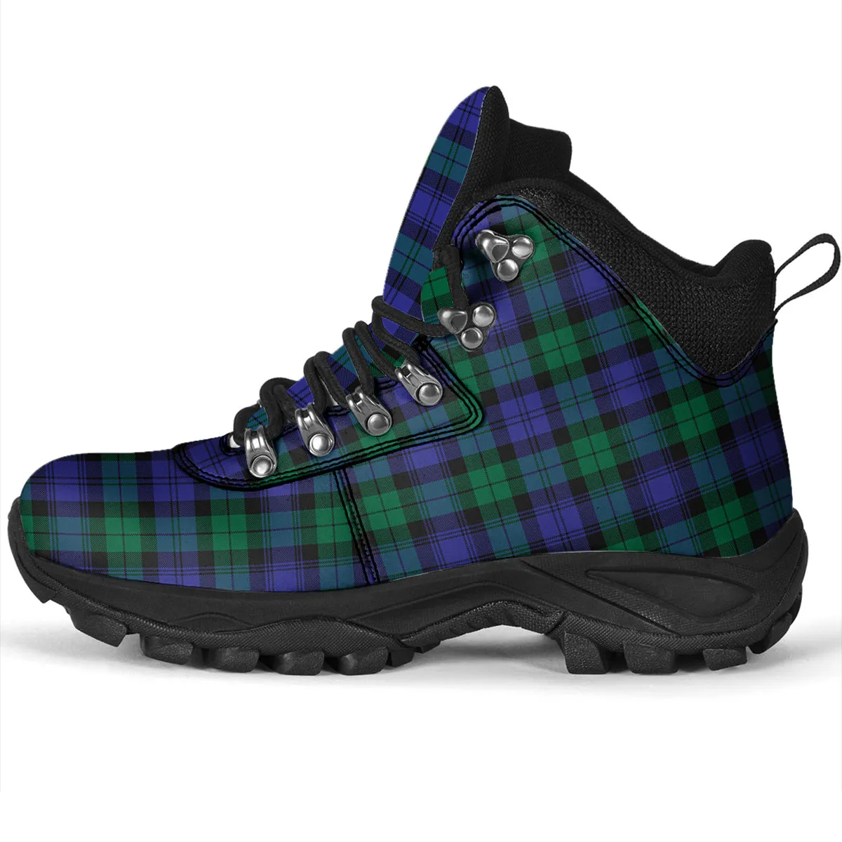 Black Watch Modern Tartan Alpine Boots