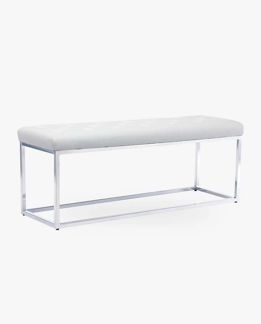 Bradenton Tufted Rectangular Base Bench