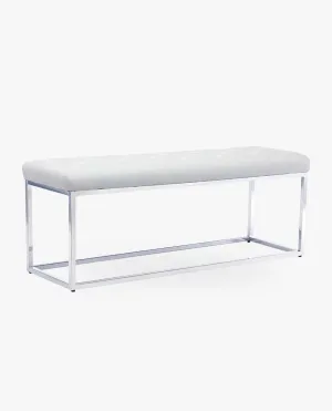 Bradenton Tufted Rectangular Base Bench