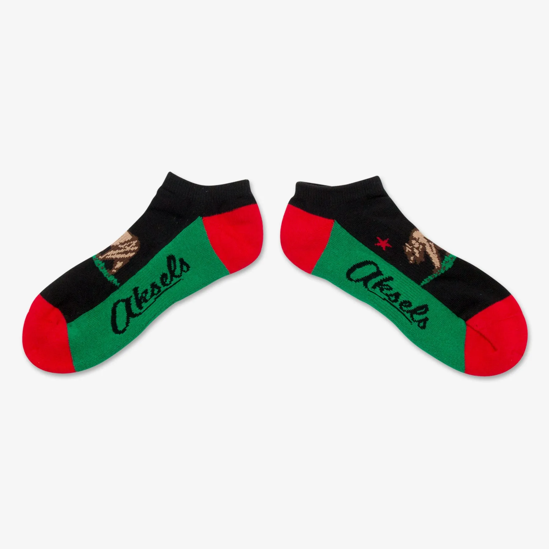 California Grizzly Bear Ankle Socks