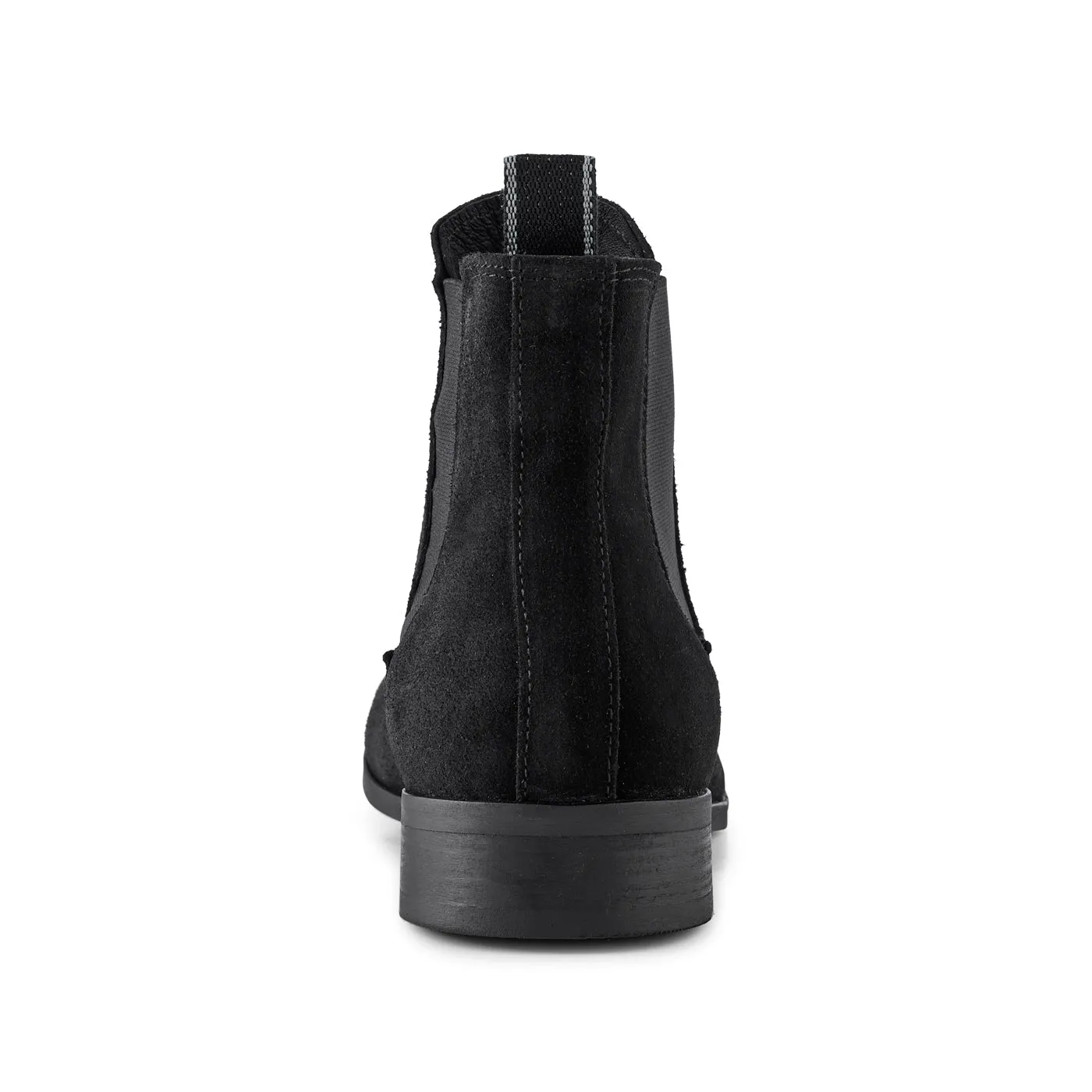 Dev chelsea boot suede - BLACK