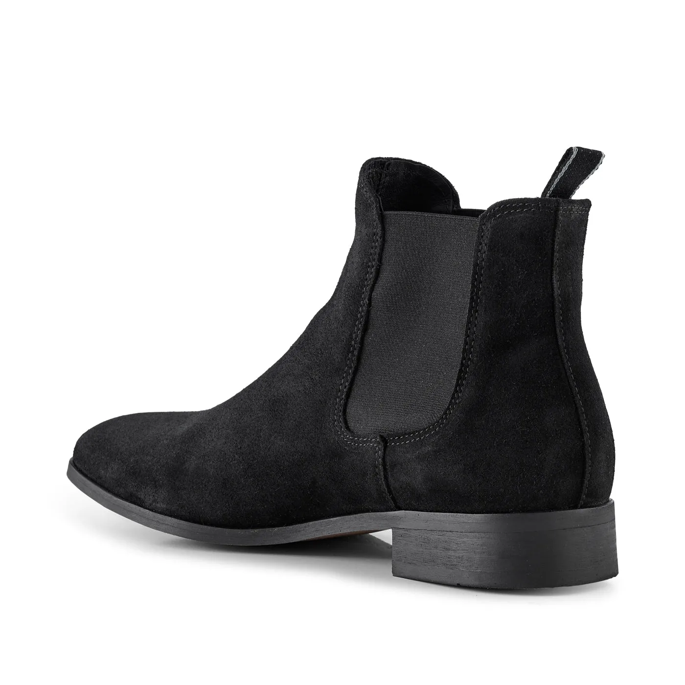 Dev chelsea boot suede - BLACK