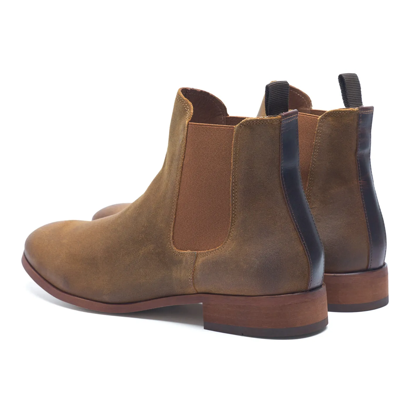 Dev chelsea boot waxed - CAMEL