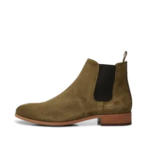 Dev chelsea boot waxed - GREEN