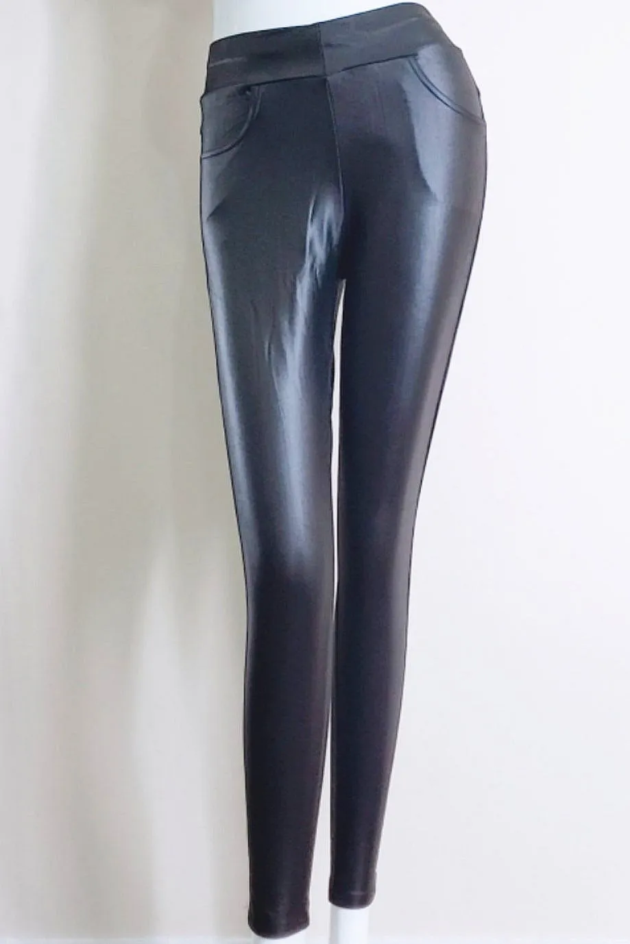 Faux Leather Leggings #10617