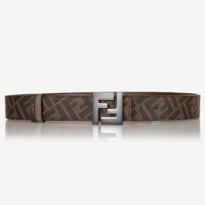 Fendi Reversible FF Buckle Leather Belt