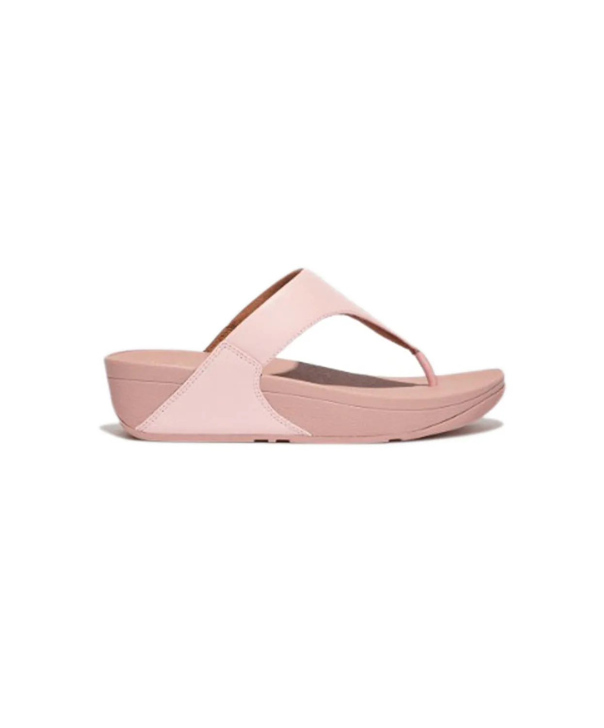 FitFlop Lulu Leather Toe Post Sandals Pink