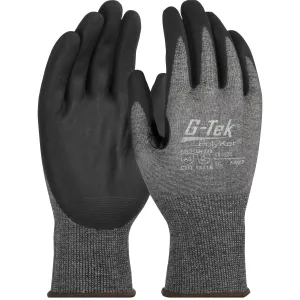 G-Tek PolyKor 16-328  Seamless Knit  Blended with Nitrile Coated Foam Grip Touchscreen Compatible Safety Glove(One Dozen)