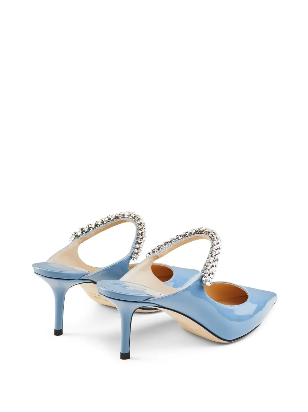 Jimmy Choo With Heel Clear Blue