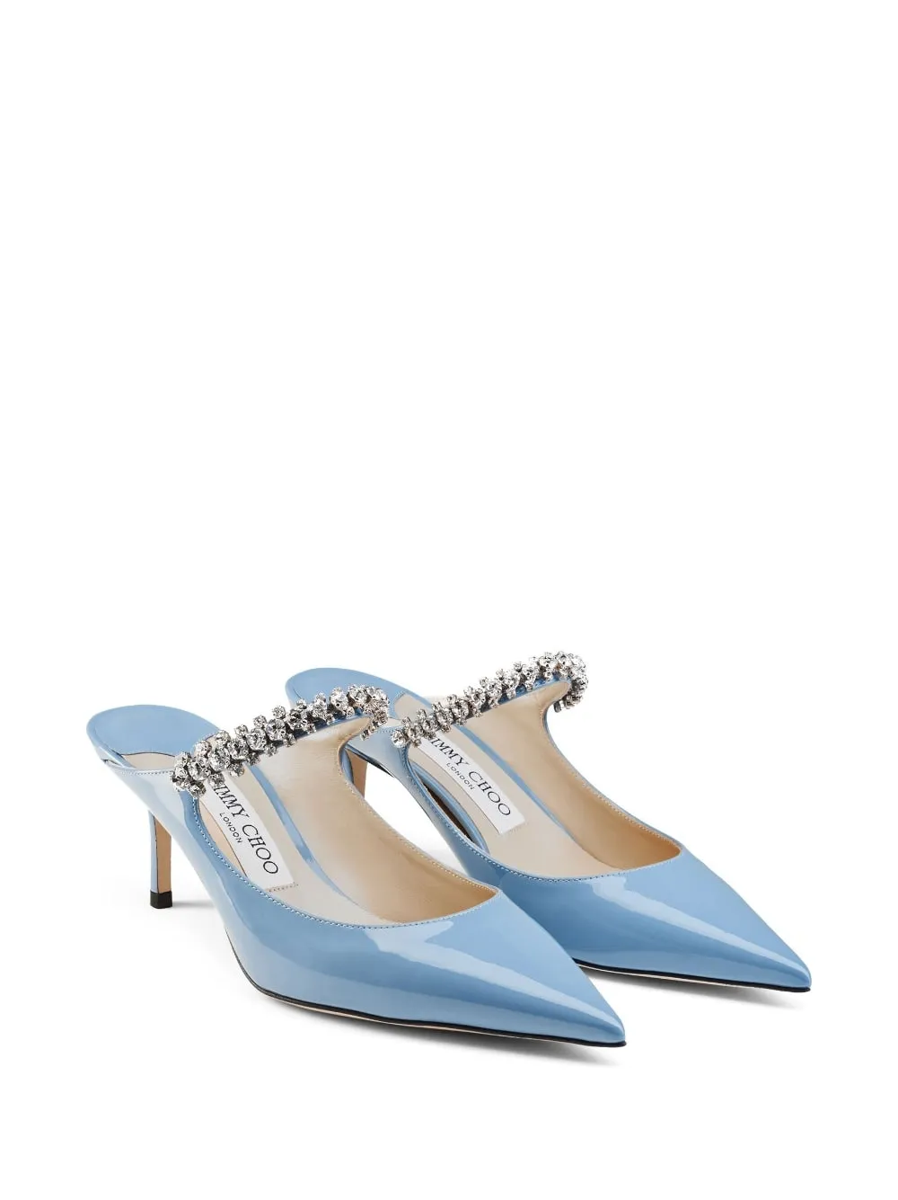 Jimmy Choo With Heel Clear Blue