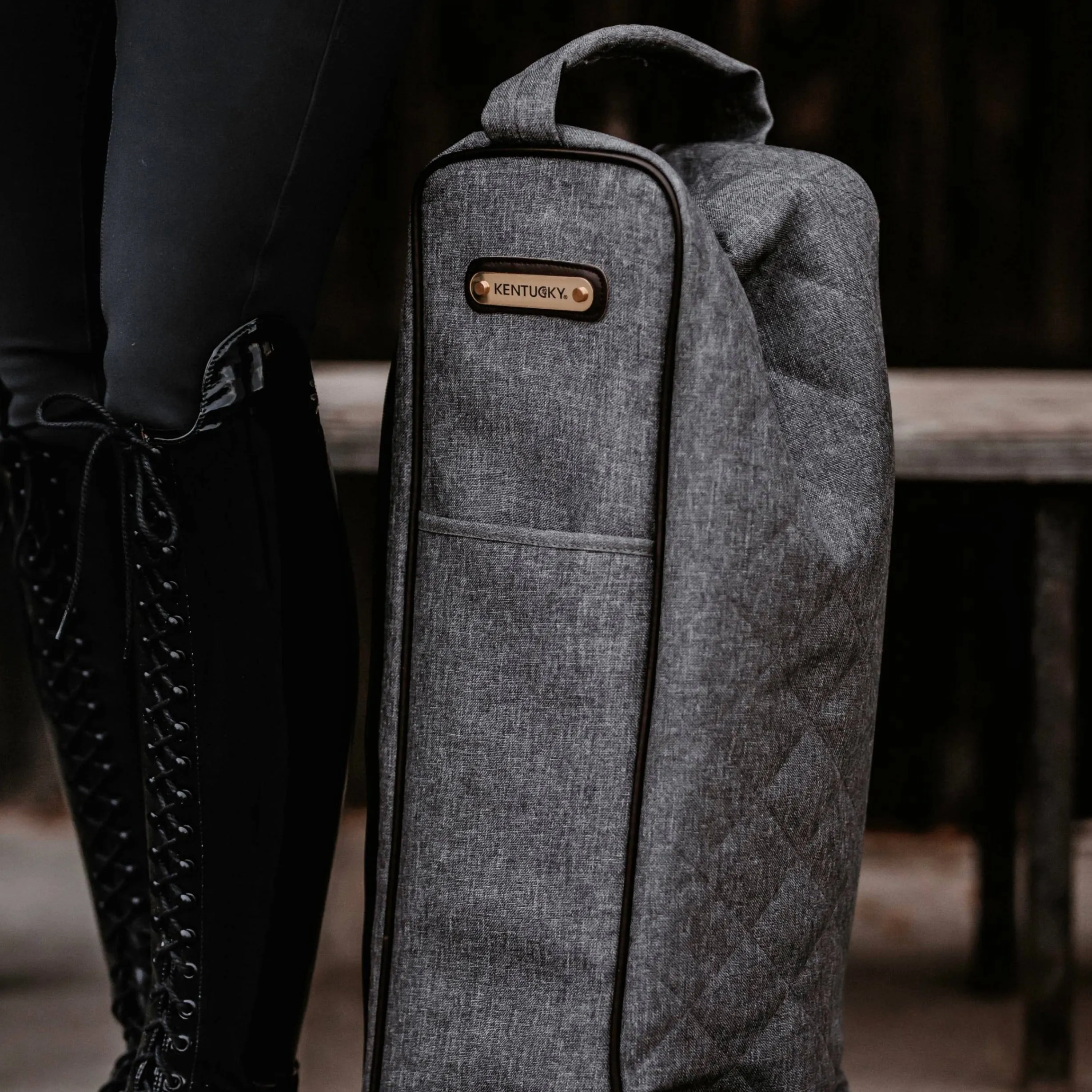 Kentucky Horsewear Boot Bag - Grey