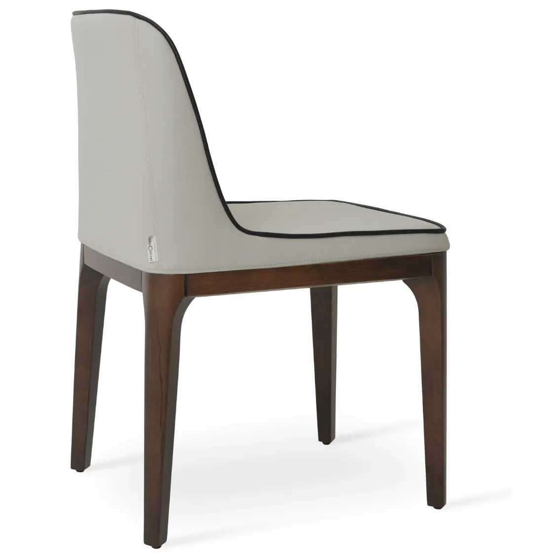 London Cream Leather Dining Chairs