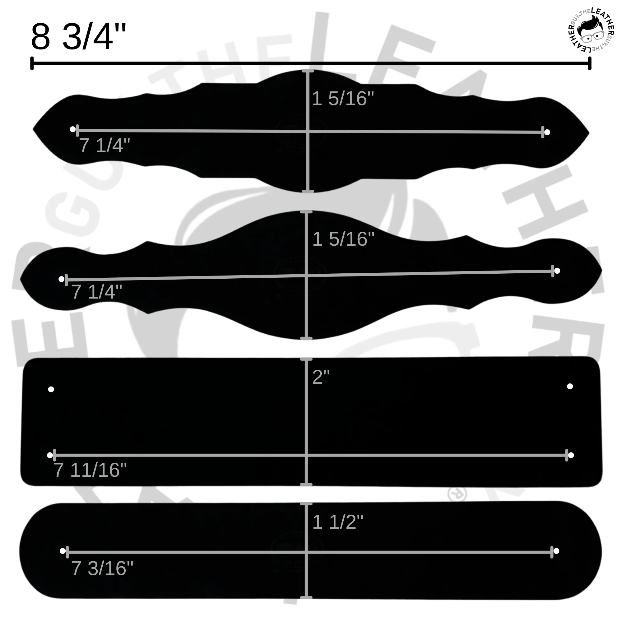 Maker's Leather Supply Cuff & Bracelet Template Set