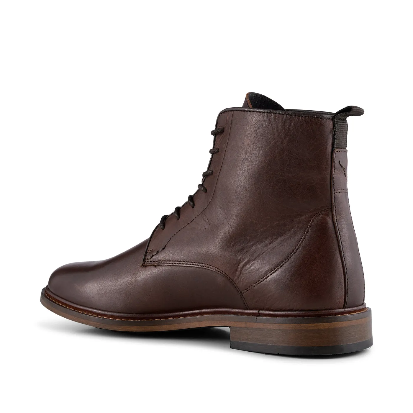 Ned boot leather - CHESTNUT BROWN