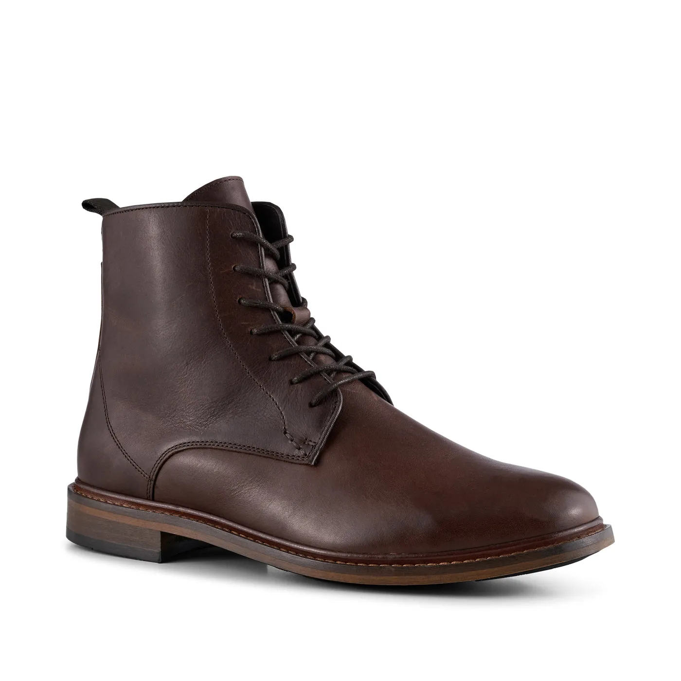 Ned boot leather - CHESTNUT BROWN