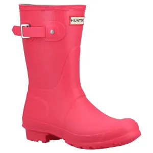 Original Short Wellington Boots - Rowan Pink by Hunter