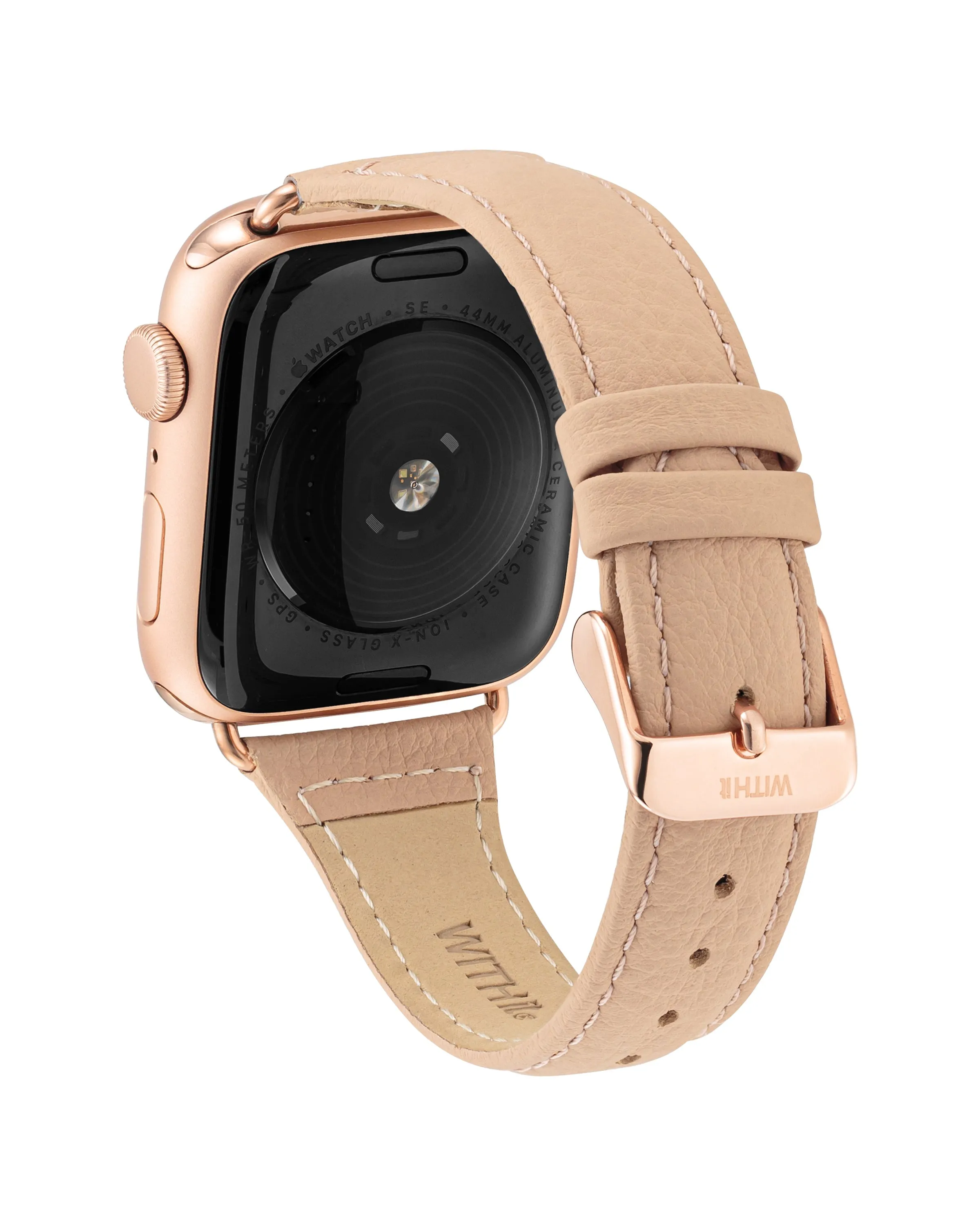 Pebble Grain Leather Band for Apple Watch®