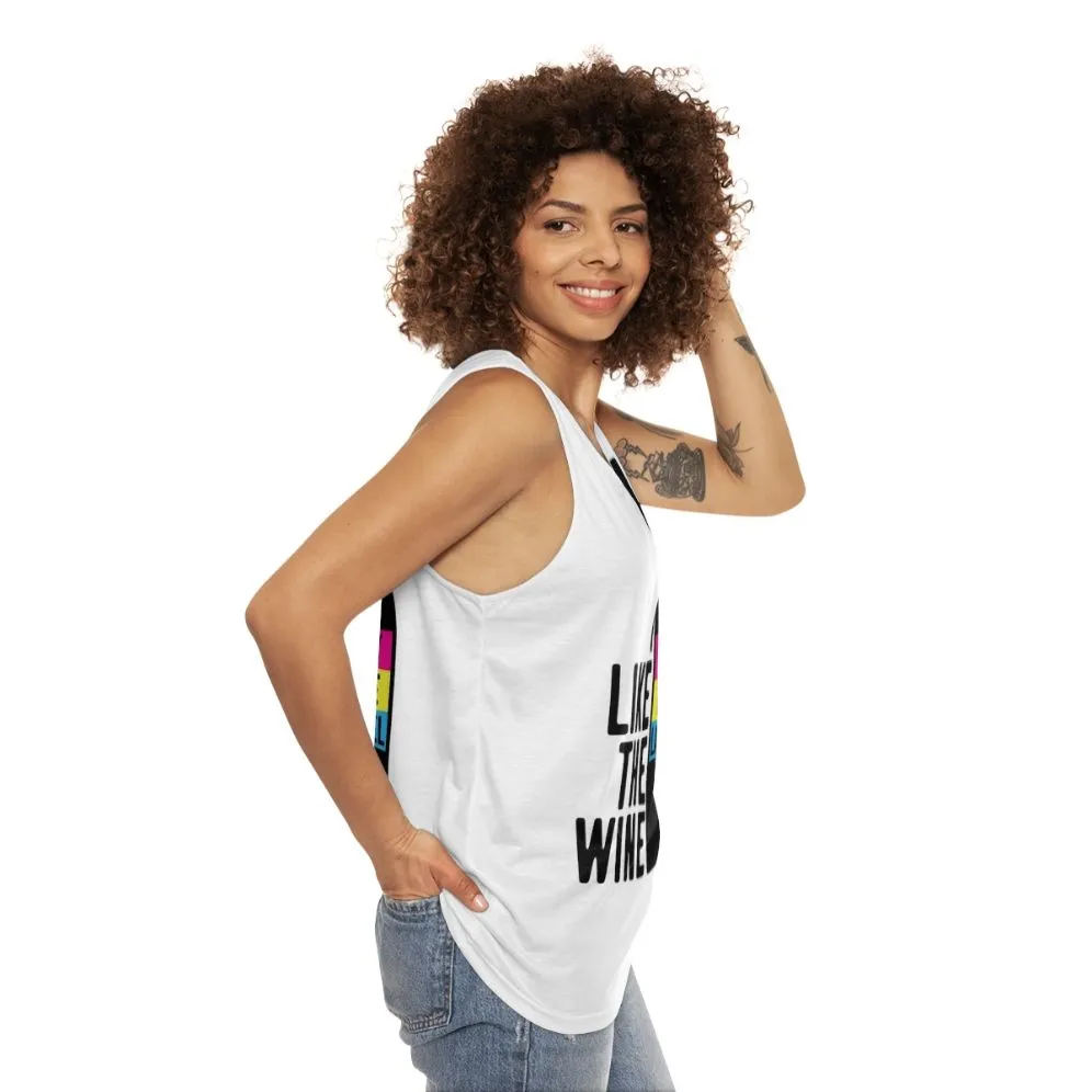 "I Like The Wine, Not The Label" Unisex Tank Top for Pansexual Pride