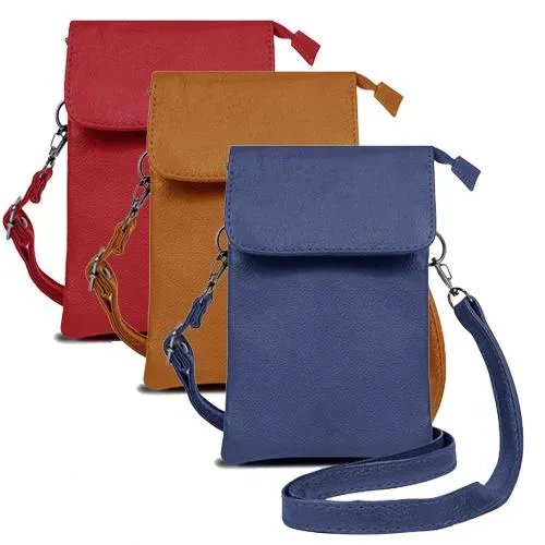 Super Soft Genuine Leather Crossbody Wallet