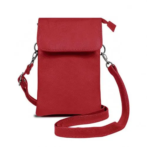 Super Soft Genuine Leather Crossbody Wallet