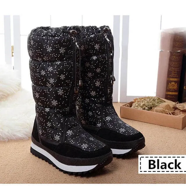 Women Plus Waterproof winter boots