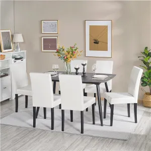 Yaheetech Dining Chair Faux Leather Parson Chair